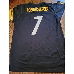 Reebok Ben Roethlisberger Pittsburgh Steelers NFL Football Jersey XL 18-20 Boys